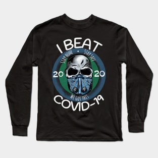 I Beat Covid Long Sleeve T-Shirt